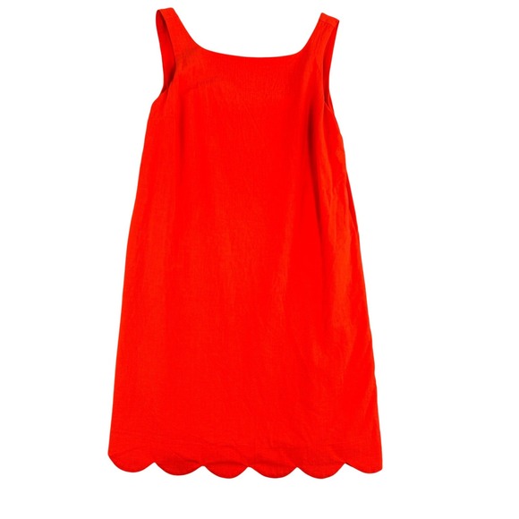 Kate Spade New York Dresses & Skirts - Kate Spade New York Red Scalloped Hem Dress XS
